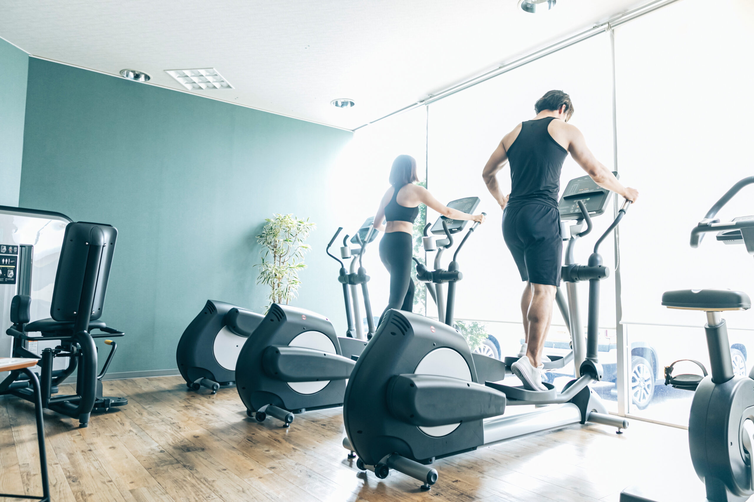 一生懸命有酸素運動のイメージ写真