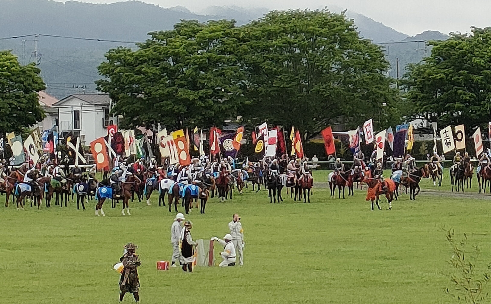 相馬野馬追の祭りの写真